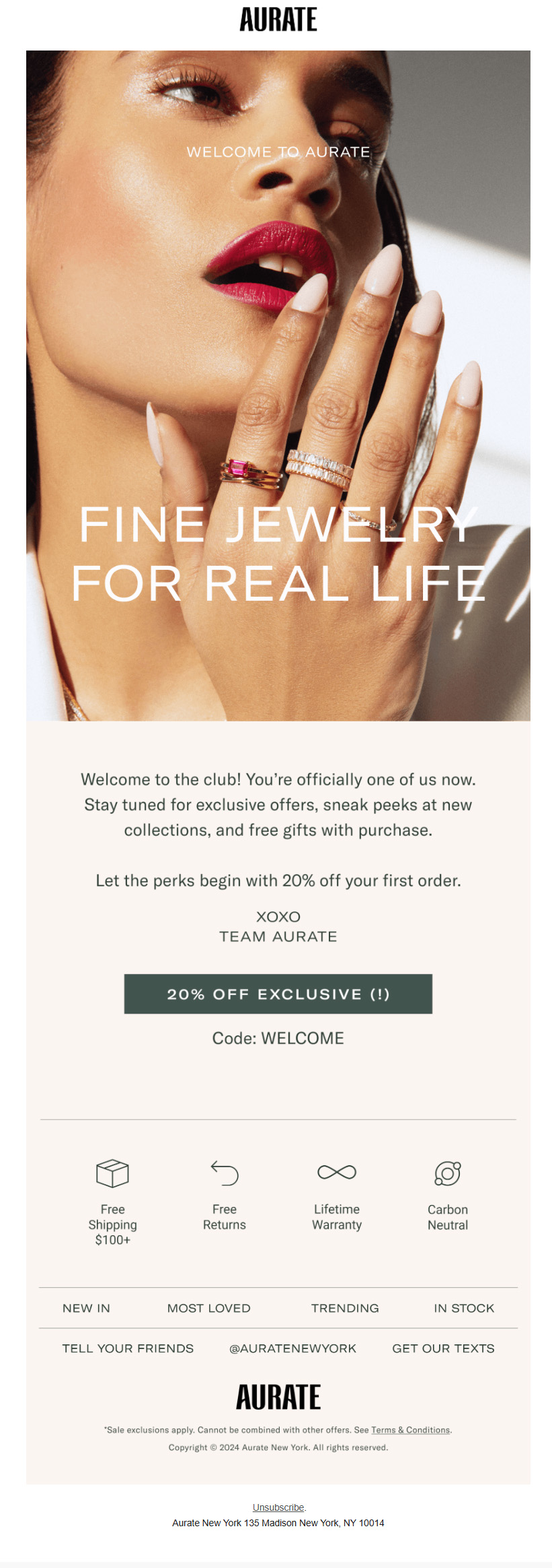 Jewelry Email Design